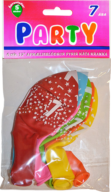 Latex blöðrur vörunr. 70607-00